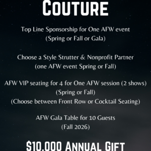 Couture Sponsorship