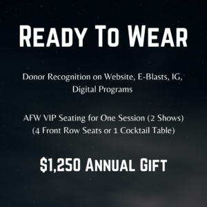 Ready To Wear Donor Package