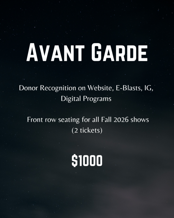 Avant Garde Donor - Fall 2026
