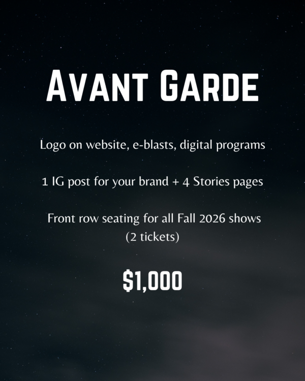 Avant Garde - Fall 2026