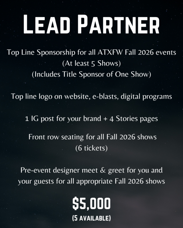Lead Partner - Fall 2026