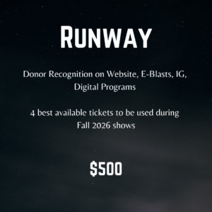 Runway Donor - Fall 2026